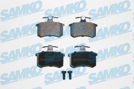 Тормозные колодки, дисковый тормоз (набор) SAMKO 5SP440 (фото 1)