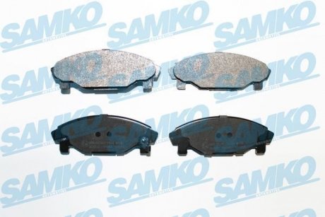 Тормозные колодки, дисковый тормоз (набор) SAMKO 5SP457