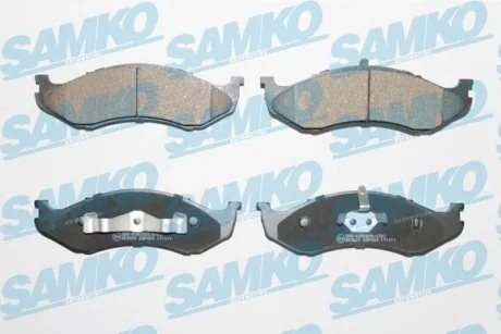 Гальмівні колодки, дискове гальмо (набір) SAMKO 5SP459