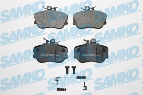 Тормозные колодки, дисковый тормоз (набор) SAMKO 5SP492A