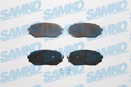 Тормозные колодки, дисковый тормоз (набор) SAMKO 5SP525