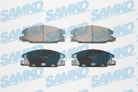 Гальмівні колодки, дискове гальмо (набір) SAMKO 5SP544 (фото 1)