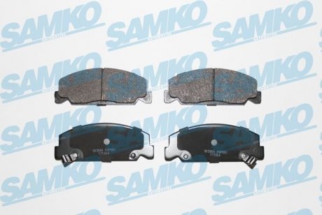 Тормозные колодки, дисковый тормоз (набор) SAMKO 5SP551