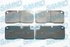 Тормозные колодки, дисковый тормоз (набор) SAMKO 5SP586 (фото 1)
