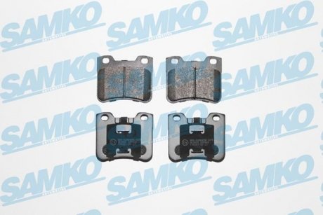 Тормозные колодки, дисковый тормоз (набор) SAMKO 5SP643