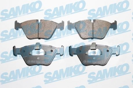 Тормозные колодки, дисковый тормоз (набор) SAMKO 5SP649 (фото 1)