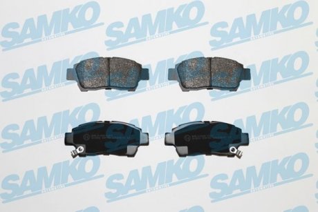 Тормозные колодки, дисковый тормоз (набор) SAMKO 5SP700