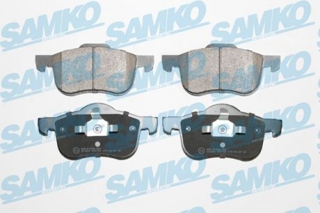 Тормозные колодки, дисковый тормоз (набор) SAMKO 5SP704