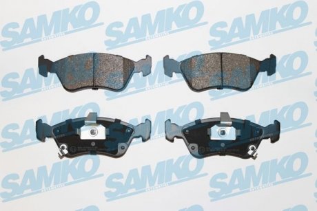 Тормозные колодки, дисковый тормоз (набор) SAMKO 5SP709