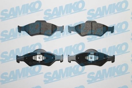 Гальмівні колодки, дискове гальмо (набір) SAMKO 5SP795