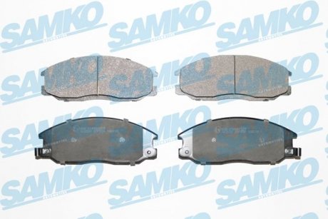 Тормозные колодки, дисковый тормоз (набор) SAMKO 5SP859