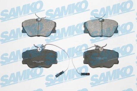 Тормозные колодки, дисковый тормоз (набор) SAMKO 5SP986