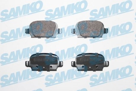 Тормозные колодки, дисковый тормоз (набор) SAMKO 5SP998 (фото 1)