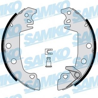 Комплект барабанных тормозных колодок. C15 SAMKO 87520