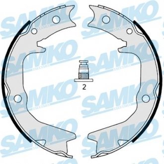 Тормозные колодки ручного тормоза SAMKO 88920