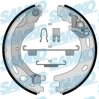 Тормозные колодки ручного тормоза SAMKO 89570