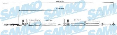 Трос SAMKO C0989B (фото 1)