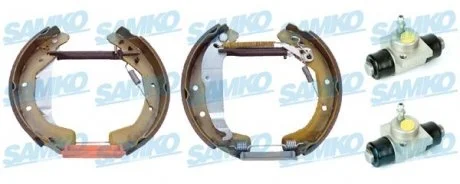 Фото гальмівні колодки (набір) SAMKO KEG482 Гальмівні колодки (набір) SAMKO KEG482