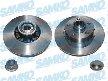 Диск тормозной FI/OP/RE SAMKO R1072PCA