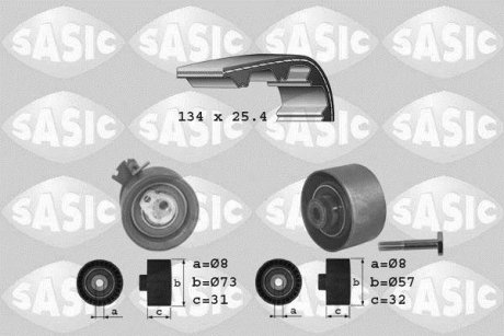 Ремінь ГРМ (набір) SASIC 1750007