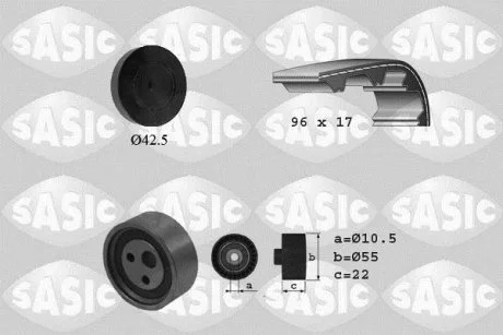 Ремінь ГРМ (набір) SASIC 1754003