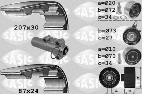 AUDI SKODA VWG A4 A6 A8 Superb Passat V 96-05 SASIC 1756048 (фото 1)