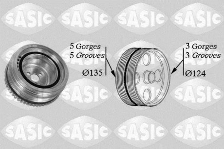 Шкив коленвала SASIC 2156045