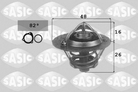 Термостат системы охлаждения SASIC 3306025