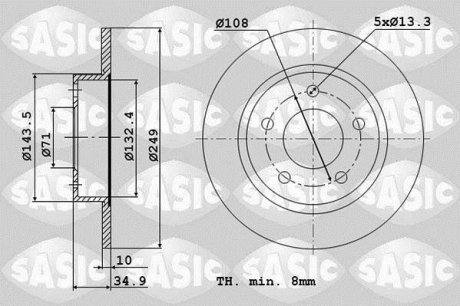 Peu 308 SASIC 6100034