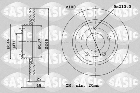 Peu 308 SASIC 6100036