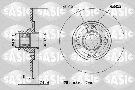 RENAULT Clio II Megane I SASIC 6104042 (фото 1)