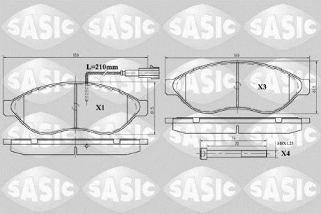 CITROEN FIAT PEUGEOT Jumper Ducato Boxer III SASIC 6210021