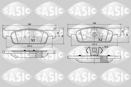 DACIA RENAULT Logan II Sandero II Clio IV Twingo III SASIC 6214029 (фото 1)