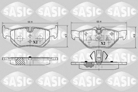 BMW Serie 1 E81 E82 E87 E88 Serie 3 E90 E91 E92 E93 X1 SASIC 6216012