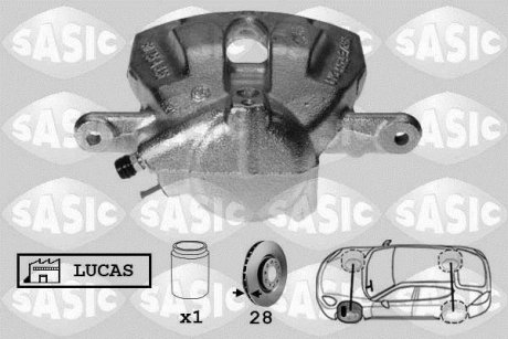 Супорт гальмівний SASIC 6500042