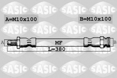 Шланг гальмівний SASIC 6600027