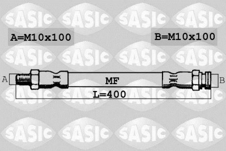 Шланг гальмівний SASIC 6606063