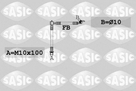 Шланг гальмівний SASIC 6606091