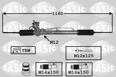 Кермовий механізм SASIC 7006163