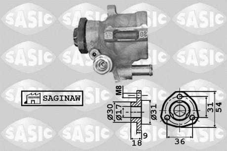 Гидравлический насос, рулевое управление SASIC 7076028