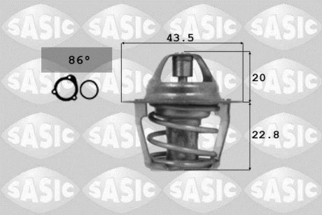 Термостат системы охлаждения SASIC 9000106