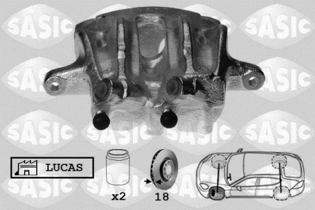 Супорт гальмівний SASIC SCA0062