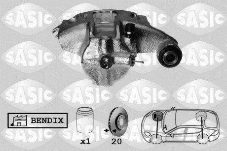 Супорт гальмівний SASIC SCA0083