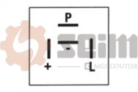 Реле покажчика повороту SEIM 105321
