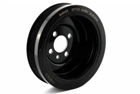 Фото шків колінвалу VW Golf V, Caddy, T5 1.9-2.0 04- (5 канавок) SHAFER GP11235PK Шків колінвалу VW Golf V, Caddy, T5 1.9-2.0 04- (5 канавок) SHAFER GP11235PK