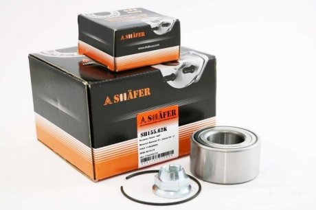 Підшипник перед. +монтажний к-кт Renault Clio/Express/Kangoo/Megane 1.2/1.9DTI 01.94- без ABS SHAFER SH155.62K