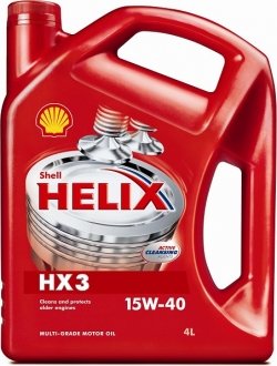 Л Helix HX3 15W-40 масло мінер. (SL/CF) SHELL 550039926 (фото 1)