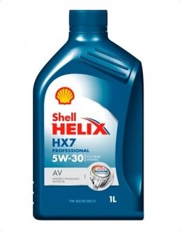 Л Helix HX7 5W-30 масло синтетичне SL/CF A3/B4 SHELL 550040006