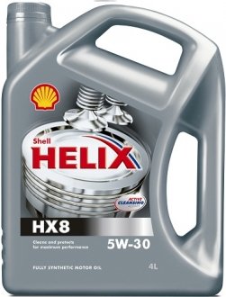 Л Helix HX8 Synthetic 5W-30 масло синт. API SN/CF ACEA A3/B3, A3/B4 MB 229.3 VW502.00/505.00 Renaul SHELL 550040422 (фото 1)