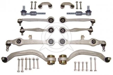 Комплект важелів+тяги стаб.+наконечн.+болти кріплення Passat, AUDI A4,A8 SIDEM 37872